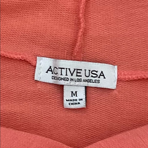 “ACTIVE USA” 🧡 SUPER CUTE 💚 HOODIE SWIM COVER-UP - Picture 7 of 16